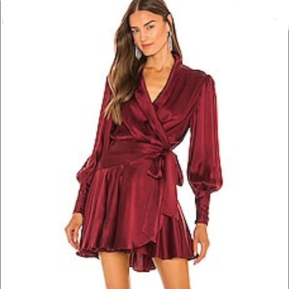 Zimmerman Silk wrap dress